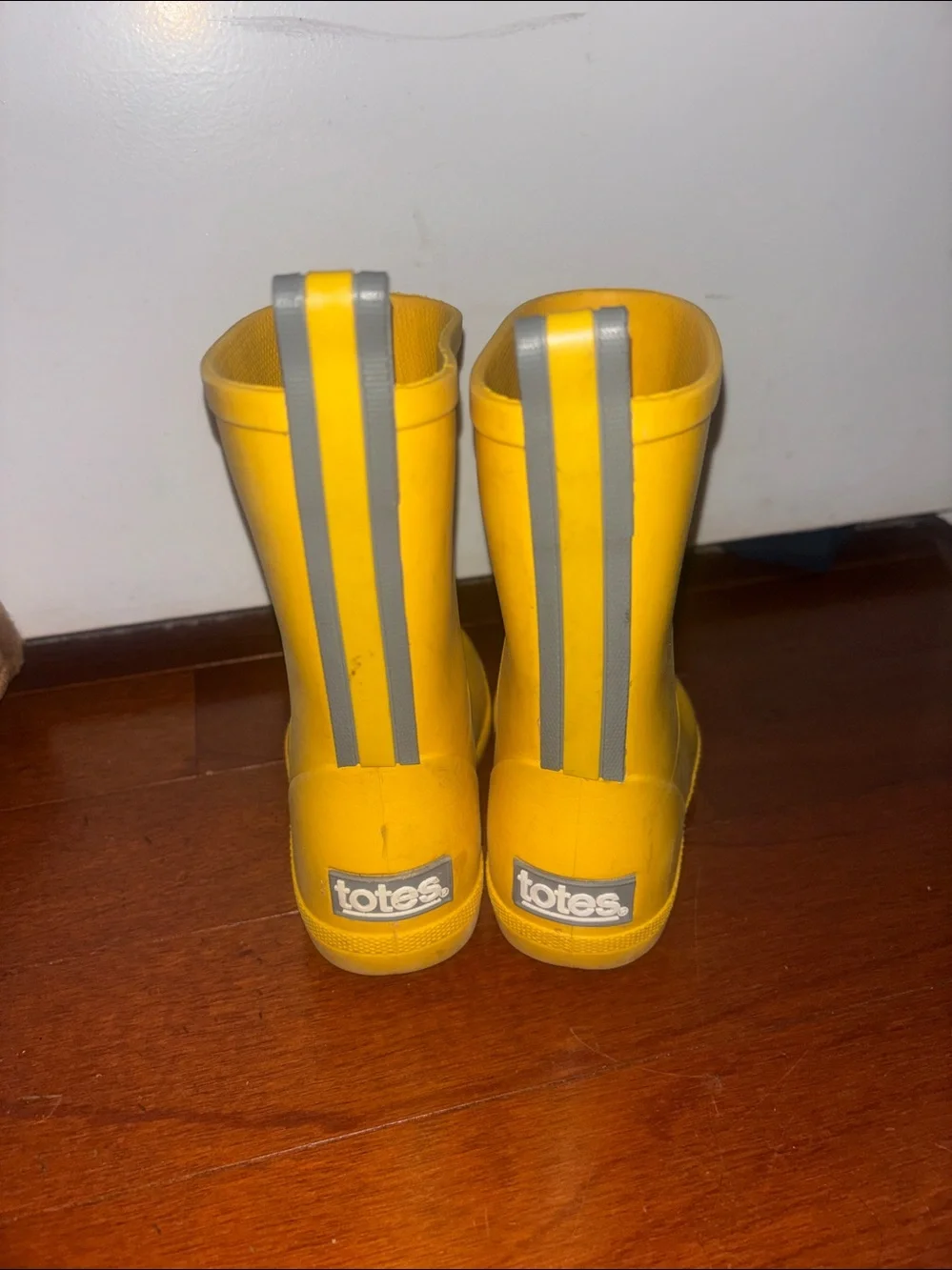 TOTES Kids Yellow Rain Boots - Classic Waterproof Rubber Boots